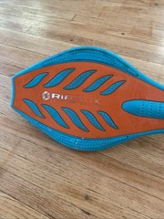 Razor RipStik Brights Collection Caster Board RARE Orange & Teal For Parts Only