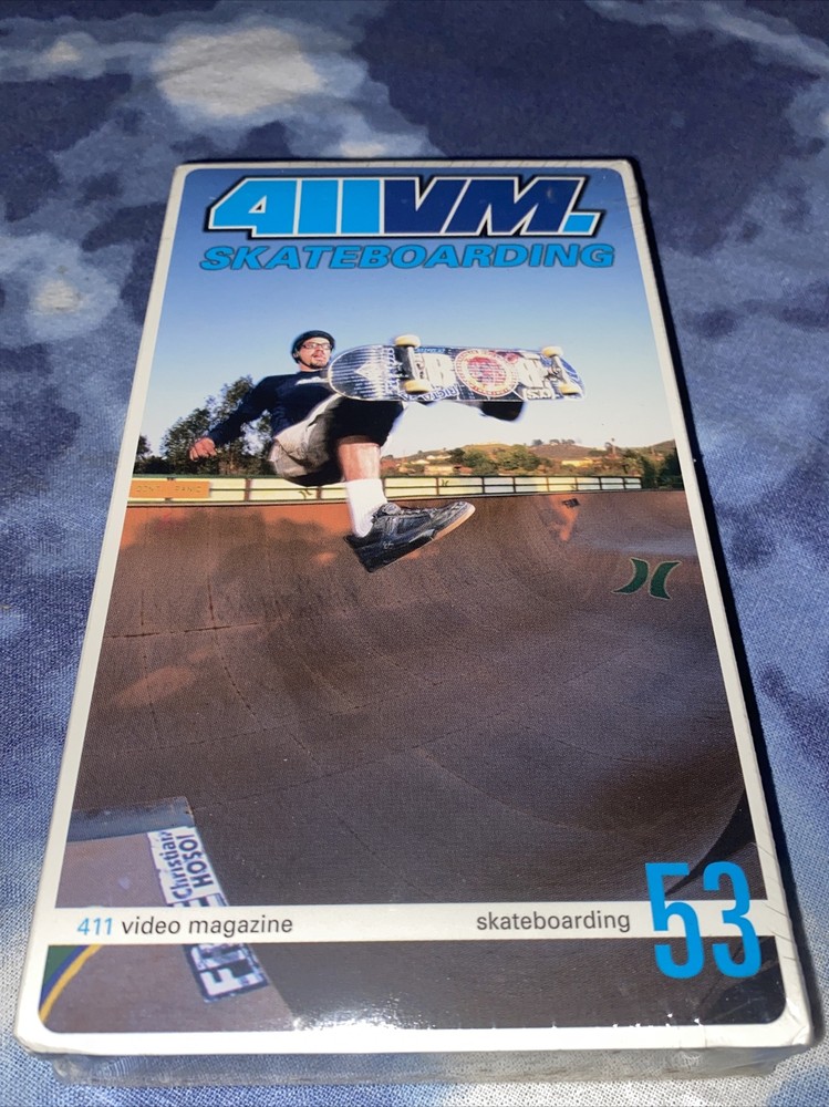 NOS 411vm Skateboarding Magazine VHS Skate Video Number 53 Bob Burnquist