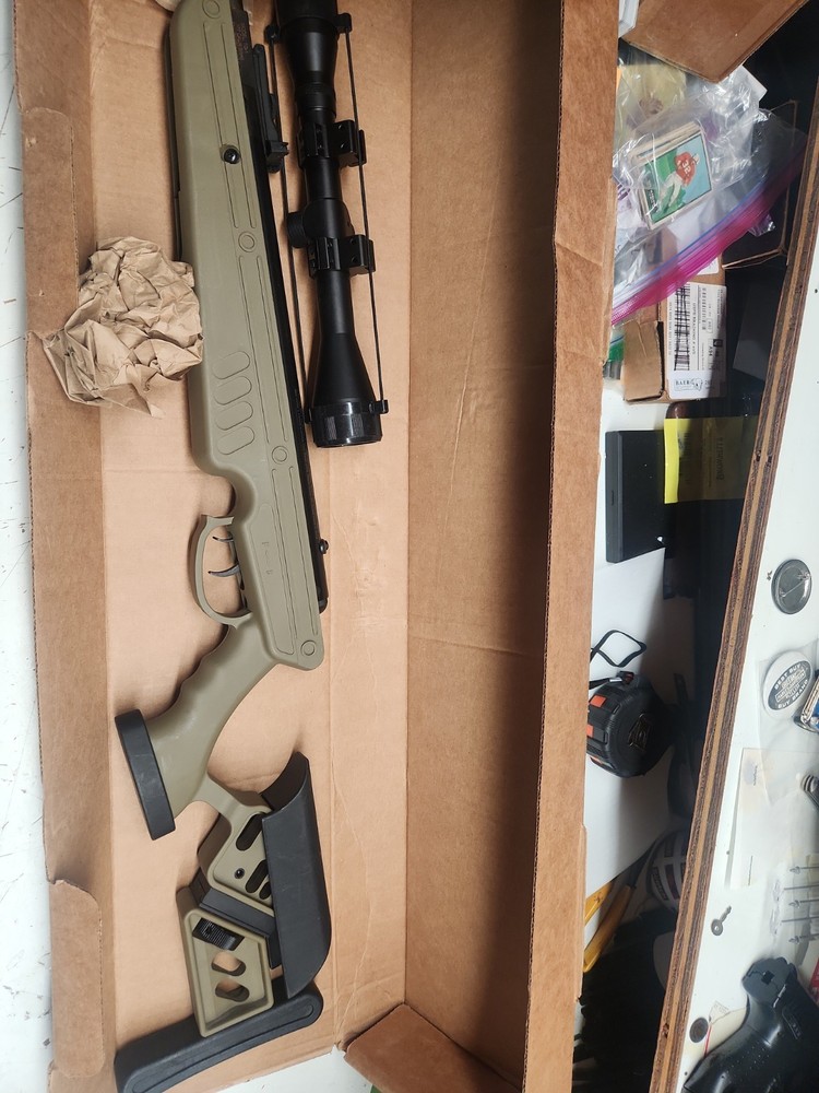 Swiss Arms TG-1 Pellet Rifle-Break Barrel-721 FPS-.177 Cal. New In Box Scope