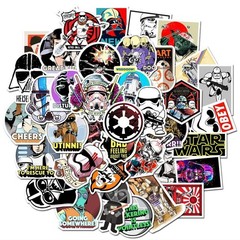 Mix 10/50 PCs StarWars Game Movie Graffiti Luggage Notebook Sticker-No Duplicate