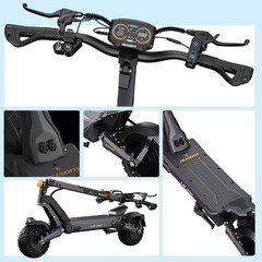 Ausom L2 Max Electric Scooter for Adults 2*1000W 56Miles Dual Motor E-Scooters