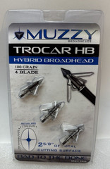 2 packs 🏹🎯 Muzzy 3 BLADE Trocar 100 Grain Archery Hunting Fixed Broadhead 🏹🎯