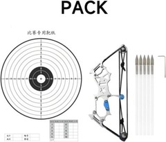 Mini Compound Bow Mini Archery Bow Set Mini Hunting Bow Shooting Practice Toy