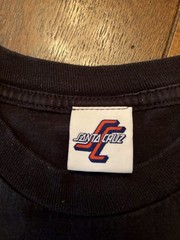 Santa Cruz Men’s Long Slv Graphic Logo t -size m tag removed,looks men’s medium
