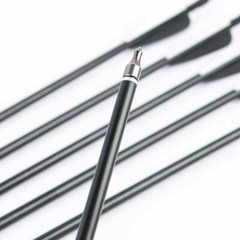 12 Pcs 30 inch Archery Fiberglass Arrows OD 8mm For Recurve/Compound Bow Hunting