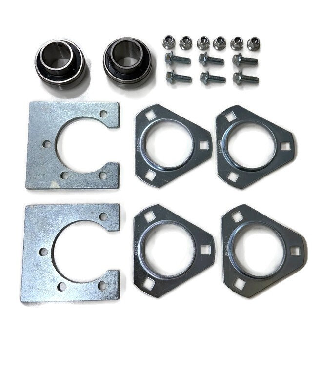 1-1/4″ Axle Bearing Kit with Flangettes and Bearing Hangers Go Kart Drift Kit