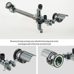 Compound Bow Archery Scope Sight 2x 4x 6x 8x Lens 28mm Cover Competition Hunting