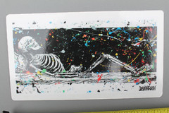Deathwish Skateboards Skeleton Coffin Gothic Punk Z77 OG Skateboarding STICKER