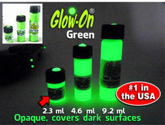 Glow-On GREEN Glow Paint For Gun Sights, Fishing Lures 2.3 ml vial, Bright!