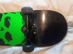 Zero Skateboards Complete Skull Deck Mini Logo Wheels Bullet Trucks Used