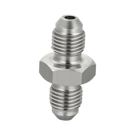 3AN Male to Male Stainless Steel Brake Coupler Union Straight 3AN to 3AN