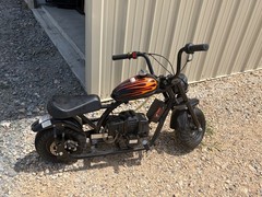 Mini Chopper Style Motorcycle | 49cc Mini Bike | Gas Engine Moto with Headlight