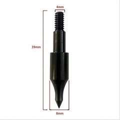 24 Pcs Steel 100 Grain Archery Arrow Field Points Field Tips Practice Target…