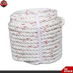 5/8in × 120ft Arborist Bull Rope Tree Hoist Rigging Line Arbor Utility Polyester