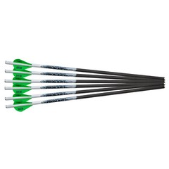 EXCALIBUR ProFlight 2″ Blazer Vane Crossbow Carbon Arrows 6 Pack – 16.5/18/20″