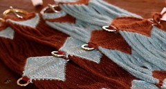 CINCHES ~ GIRTHS ~ CUSTOM MADE ~ 100% Mohair ~hand tied ~ IRON HORSE HEAD BRAND