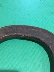 Set of 4 VTG DIAMOND DULUTH DOUBLE RINGER FORGED HORSESHOES 2-1/2 LB A & B (B)