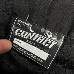 NEW Empire Paintball Pants Black Blue Contact TZ Padded / Men’s X-Large