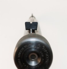 Nice! Hy-Score 800 Blued Rifled Barrel .22 Cal Single Shot Target Pellet Pistol