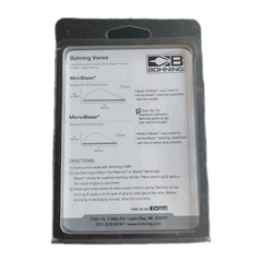 100pk Bohning Archery Blazer 1.5 Inch Mini Vanes: Black: NOS