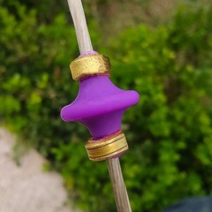 Archery Lip Bead 2XCopper Buckles Soft Silicone Color Shooting Accuracy Target