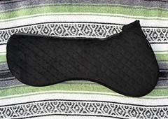 Total Saddle Fit – English – SQUISH PAD – Jump – Medium (17.5-18″) – Black