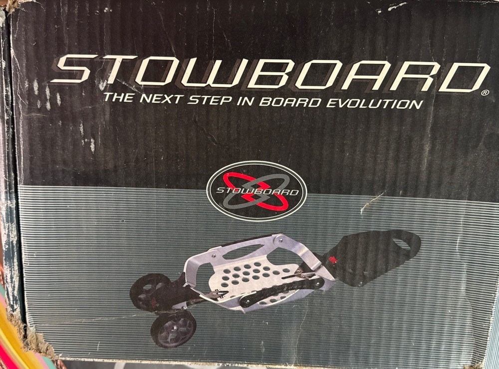 Stowboard Folding Skateboard Scooter – Original Box – Rare Early 2000s (to1)