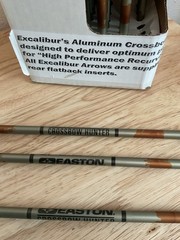 Easton Excalibur Aluminum Crossbow Hunter Arrows XX75 2219 ( 20 in) 10 Pack Lot