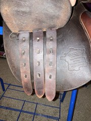 14” Ovation English Saddle, MW/W Youth Saddle