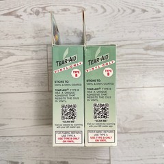 2 pk Tear-Aid Vinyl Repair Kit Type B Clear Patch for Vinyl and Vinyl-Coated