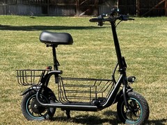 Gyroor C1S Electric Scooter w/ Seat & Carry Basket 21Miles Range For Pet Dog Cat