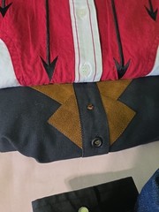VTG / Modern Women WESTERN Shirt Lot (5) Small L/s Adobe Rose Rockmount ++ Vgc
