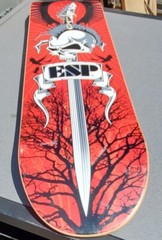 WILL ADLER ESP LOT 3 SKATEBOARD DECKS 32″L x 7 1/2″ W COLLECTABLE