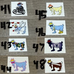 GOAT USA Stickers/ Decals- PICK YOUR STICKERS! BUY MORE AND SAVE!