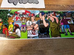 Strangelove Skateboards Serial Killer Party 1 sticker Sean Cliver Art Supreme