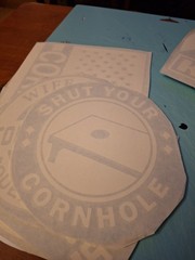 cornhole vinyl decals