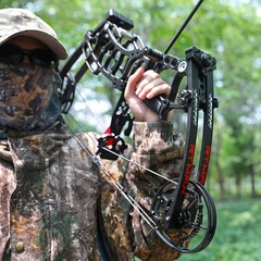 Compound Bow Kit Steel Ball Arrows 30-60lbs Dual-use Hunting Fishing Archery