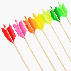 50pcs Multicolor Full length 7-9in Fletches RW Turkey Feather for Archery Arrows