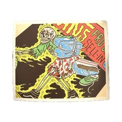 Vans Off The Wall Sticker Lot 5 Skateboarding Logo Graphic Decals Rare Mix