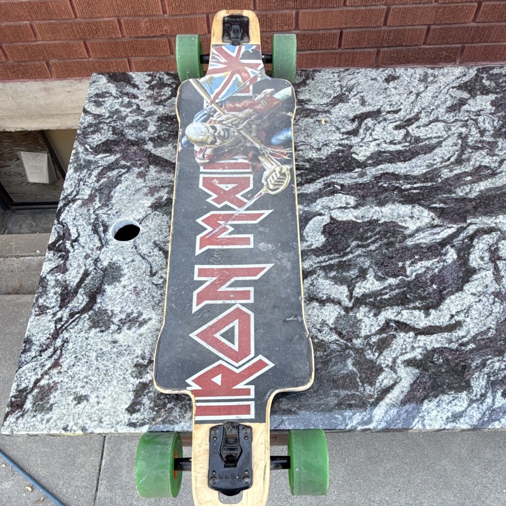 LongBoards LLC LJAW UR32 UR32 32 in Cruising Complete Longboard Iron Maiden