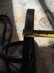 Dover Suffolk Fancy Stitched Bridle Cob Dark Brown