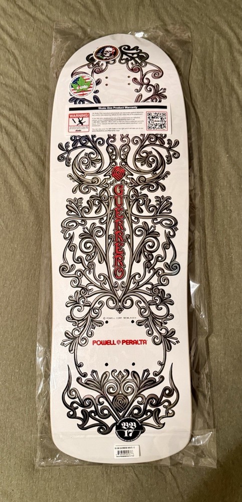 Powell Peralta Bones Brigade Tommy Guerrero 17th Series White Dragon Deck