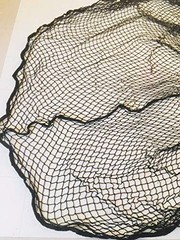 KNOTLESS Heavy Duty 5mm Round Bale Slow Feed Hay Net 6×6 2.5in Holes