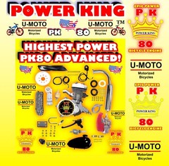 66CC/80cc 2-STROKE MOTORIZED BIKE KIT AND 26” CRUISER BICYCLE DIY HIGH POWER YES