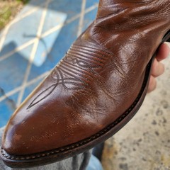 Dan Post DP2111R Men’s Brown Western Cowboy Western Boots Leather Size 14 EW
