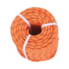 5174 Pounds Orange Black1/2 in ×220′ 48 Stranded Braided Rope Breaking Strength