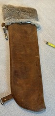 Vintage Leather And Fur Arrow Quiver