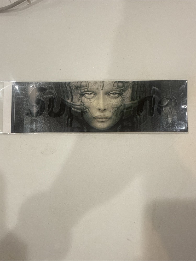 Supreme H.R. Giger Box Logo Sticker FW14 Brand New Authentic Ships Same Day ✉️