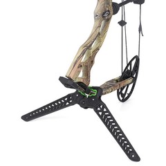 Archery Bow Stands Compound Bow Jack Kick Stand Shooting Holder Rack 3D Shoot