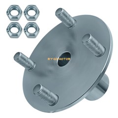 4″ x 4″ Go-Kart Live Axle Hub with 1″ to 3/4″ Step-Down for Gokart, Quad, ATV